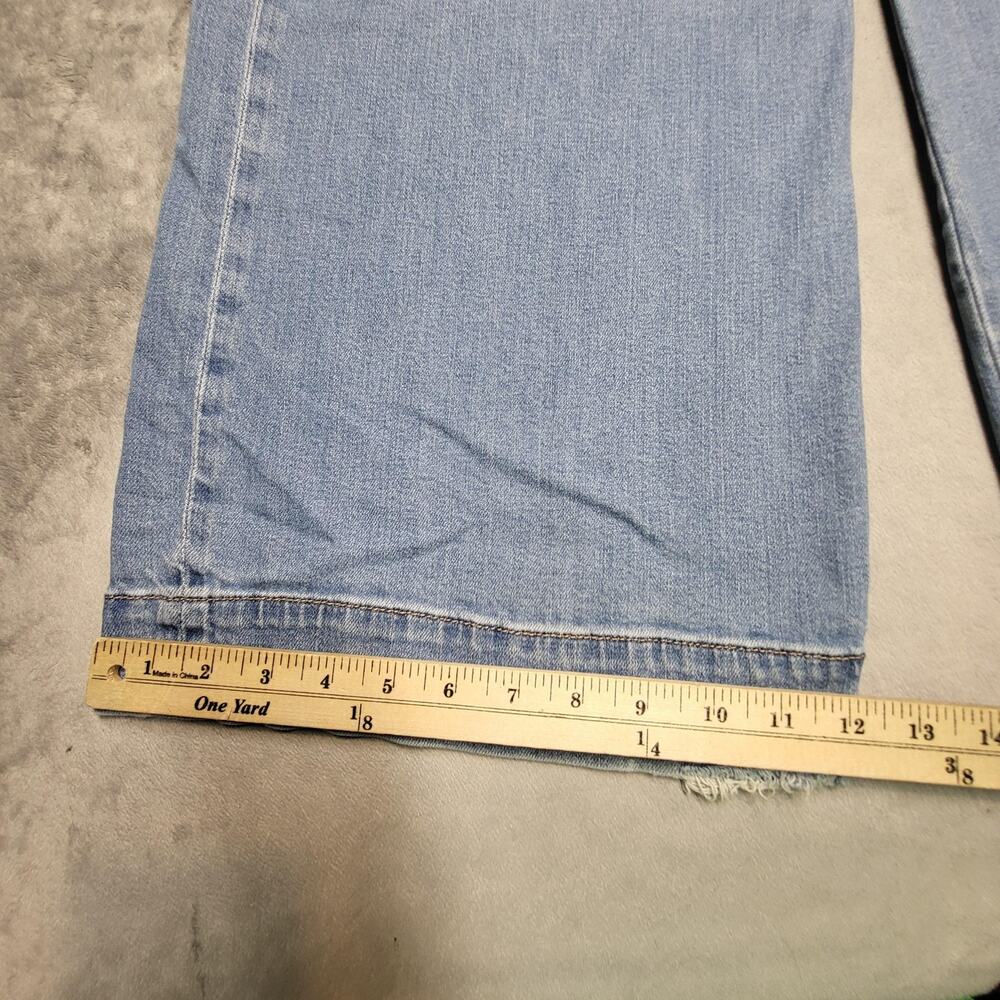 American Eagle Jeans Womens 18 Blue Super High-Rise Baggy Wide Leg Cargo - Picture 6 of 11